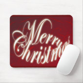 Tapis De Souris Joyeux Noël à Red Mousepad (Avec souris)