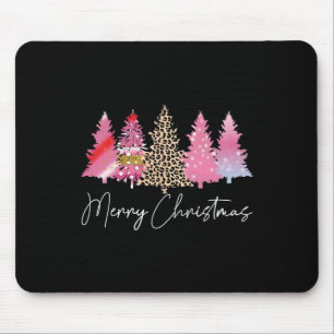 Tapis De Souris Joyeux Noël Arbre rose Noël Joyeux Noël Ho