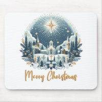 Joyeux Noël bleu et or