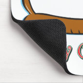 Tapis De Souris Joyeux Noël Dachshund (Coin)