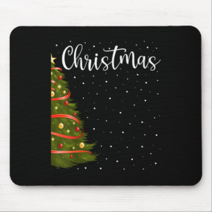 Tapis De Souris Joyeux Noël Drôle Noël Arbre de Noël Couples