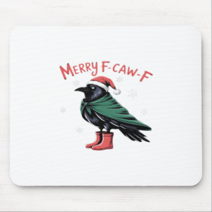Tapis De Souris Joyeux Noël F Caw F Style Classique Vintage