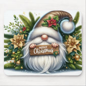 Tapis De Souris Joyeux Noël Gnome (Devant)