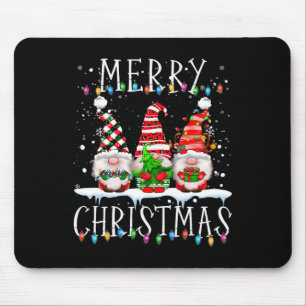 Tapis De Souris Joyeux Noël Gnome Funny Famille Noël Enfants Adult