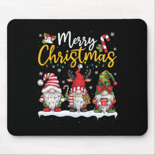 Tapis De Souris Joyeux Noël Gnomes Lover Xmas Famille Hommes Femme