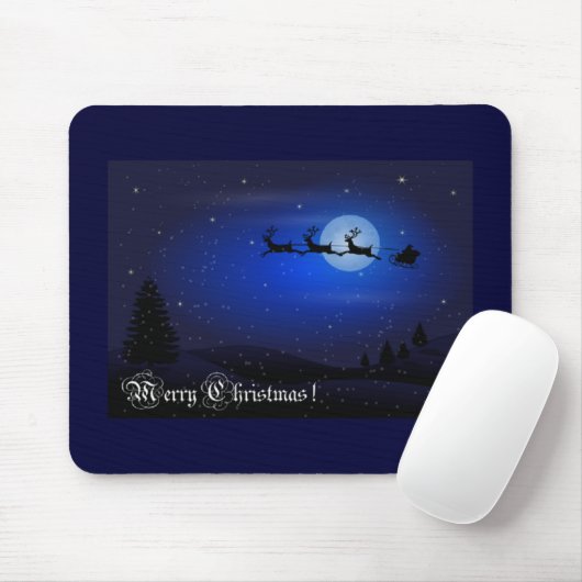 Tapis De Souris Joyeux Noël Mousepad (Avec souris)