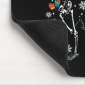 Tapis De Souris Joyeux Noël Noël Squelette Danc (Coin)