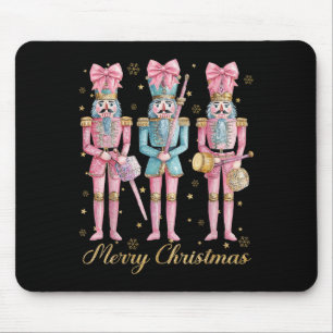 Tapis De Souris Joyeux Noël Nutcracker Coquette Nk Bow Xmas Ho