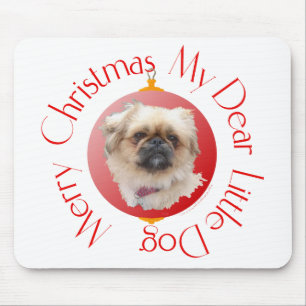 Tapis De Souris Joyeux Noël Pékinois