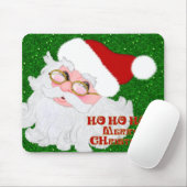 Tapis De Souris Joyeux Noël Père Noël Face-Computer Mouse pad (Avec souris)