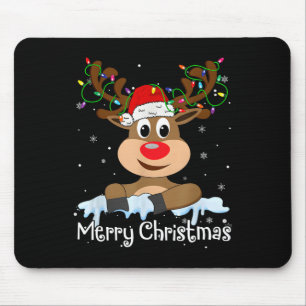Tapis De Souris Joyeux Noël Reindeer Joyeux Noël Famille Hommes co