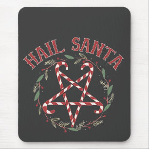 Tapis De Souris Joyeux Noël Satan Krampus Xmas Diable Bonbons