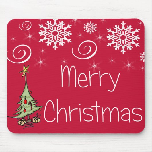 Tapis De Souris Joyeux Noël spécial (Devant)