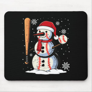Tapis De Souris Joyeux Noël Vendre Snowman Vacances Sports de vaca