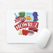 Tapis De Souris Joyeux Nowruz Nouvel An persan (Avec souris)