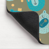 Tapis De Souris Joyeux Ours Kings (Coin)