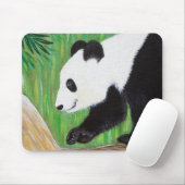 Tapis De Souris Joyeux Panda Peinture Pad Souris (Avec souris)