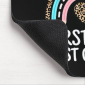 Tapis De Souris Joyeux premier jour de 1ère année Leopard Rainbow (Coin)