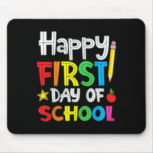 Tapis De Souris Joyeux premier jour d'école Bienvenue à l'école
