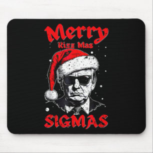 Tapis De Souris Joyeux Rizz Mas Sigmas Funny Gen Alpha X mas Père
