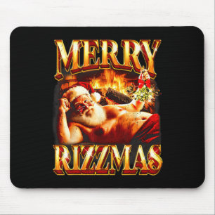 Tapis De Souris Joyeux Rizzmas Enfants Ados École Funny Noël Sa