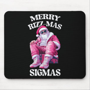 Tapis De Souris Joyeux Rizzmas Sigmas Père Noël Rizzler Jeunes Ado