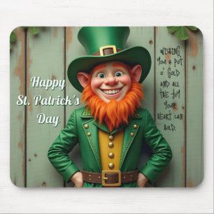 Tapis De Souris Joyeux Saint Patrick's Day Leprechaun