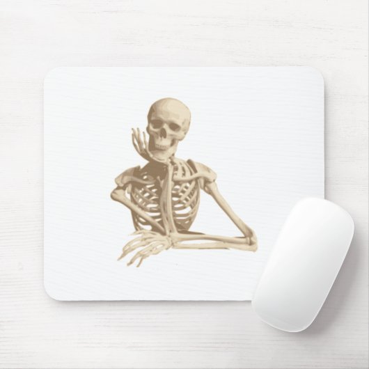 Tapis De Souris Joyeux squelette (Avec souris)