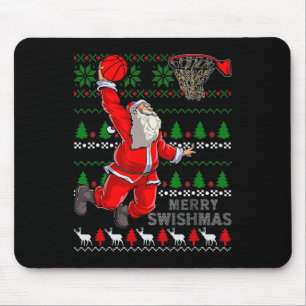 Tapis De Souris Joyeux Swishmas Père Noël Bysketbyll Byll Vileux N