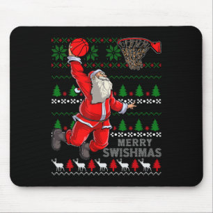 Tapis De Souris Joyeux Swishmas Père Noël Bysketbyll Byll Vileux N