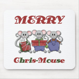Tapis De Souris Joyeux T-shirts et cadeaux Chris-Mouse