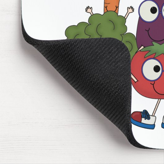 Tapis De Souris Joyeux Vegan (Coin)