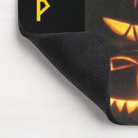 Tapis De Souris Joyeux visages Jack o'Lantern (Coin)