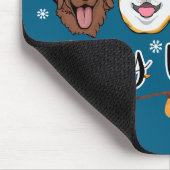 Tapis de souris Joyeux Woofmas (Coin)