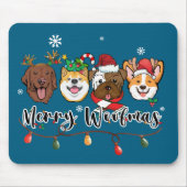 Tapis de souris Joyeux Woofmas (Devant)