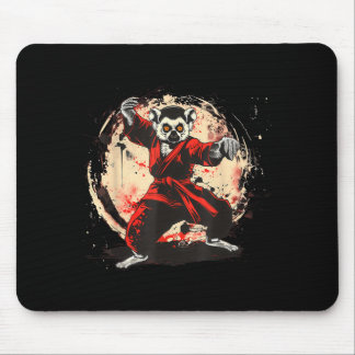 Tapis De Souris Judo Lémurien Nature Kickboxing Taekwondo Arts Mar