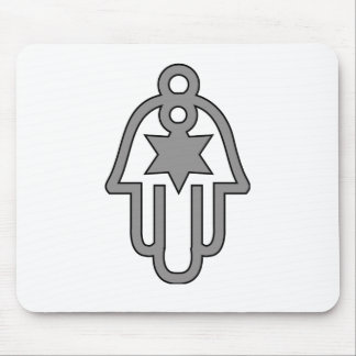 TAPIS DE SOURIS JUIF CHANCEUX DE HAMSA