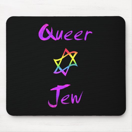 Tapis De Souris Juif étrange Mousepad (Devant)