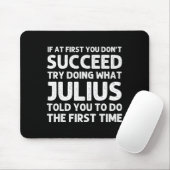 Tapis De Souris Julius Gift Name D Birthday Funny Chris  (Avec souris)