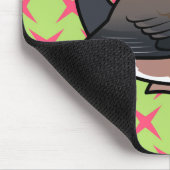 Tapis De Souris Junco aux yeux foncés (à côté rose) (Coin)