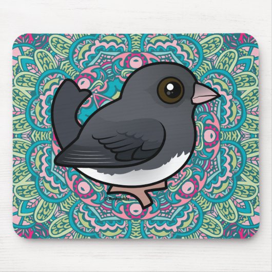 Tapis De Souris Junco aux yeux foncés (couleur ardoise) (Devant)