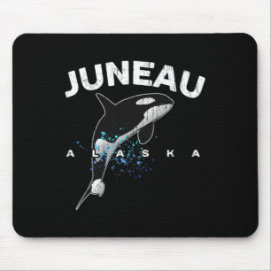 Tapis De Souris Juneau Alaska Orque Amoureux de Baleine Tueuse Vac