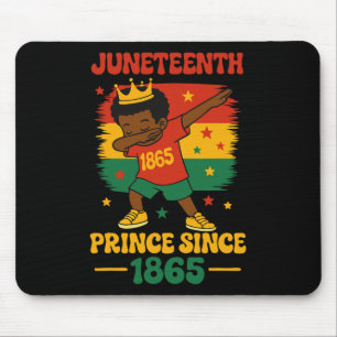 Tapis De Souris Juneteenth 1865 Groovy Prince Tout-Petit Dab Boy L