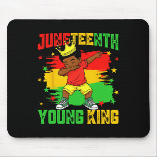 Tapis De Souris Juneteenth Dabbing Young King Afro-Américain 186