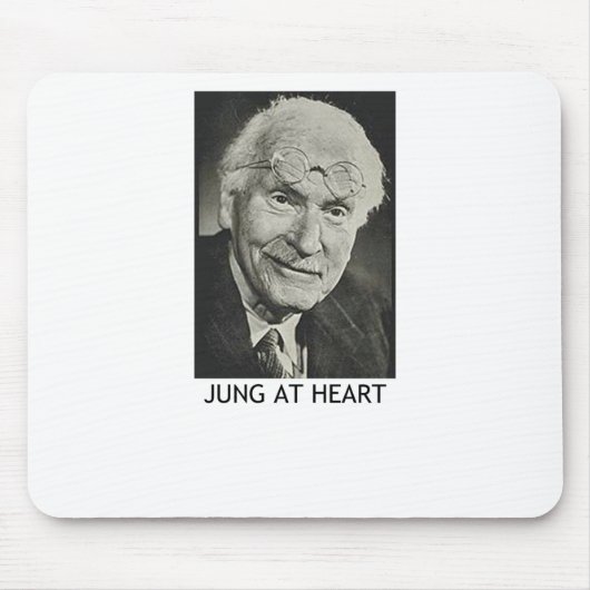 Tapis De Souris Jung au coeur (Devant)