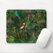Tapis De Souris Jungle 🌴 🌺 🦜 (Avec souris)