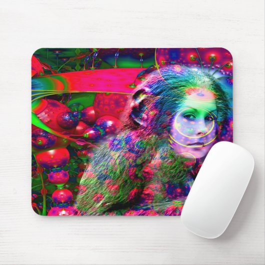 Tapis De Souris Jungle Alien (Avec souris)