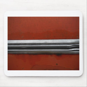 Tapis De Souris Junk Yard vintage car, Red and Silver Old Paint