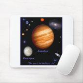 Tapis De Souris Jupiter et Europa (Avec souris)