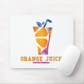 Tapis De Souris jus d'orange 2 (Avec souris)